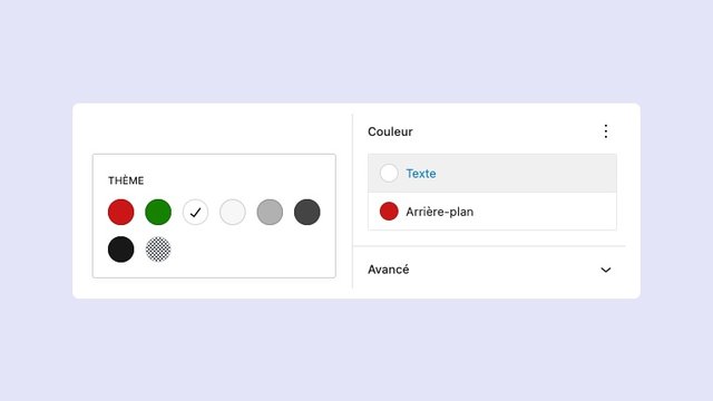 Les couleurs du bloc engagements